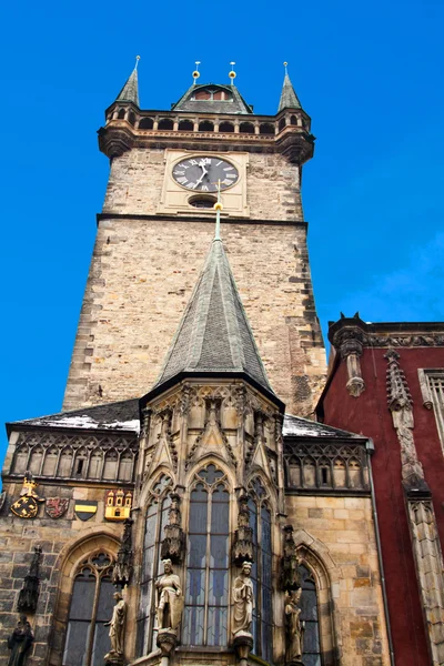 Prague city hall on Old Town square — Stock Photo, Image