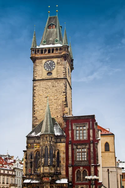 Prague city hall on Old Town square — Stock Photo, Image