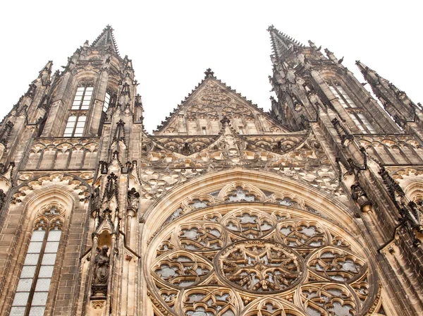 View of St. Vitus Cathedral in Prague Castle, Czech Republic — Stock Photo, Image