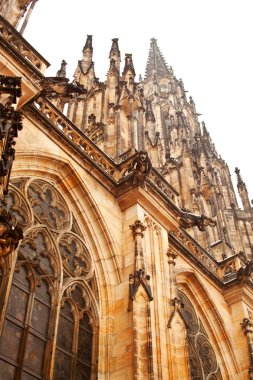 görünümünü st. vitus Katedrali Prag Kalesi, Çek Cumhuriyeti