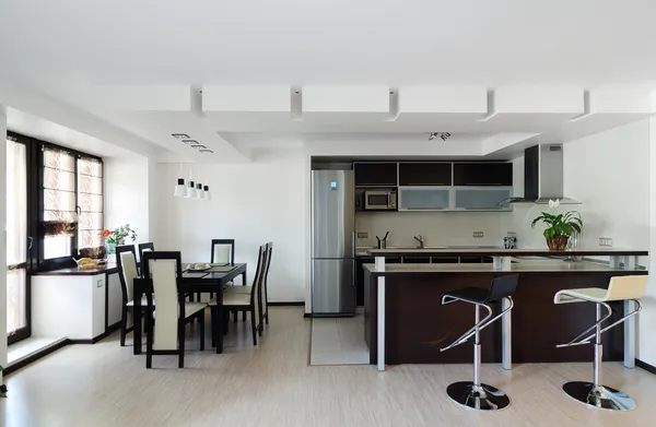 Modern interior. Kitchen — Stock Photo, Image