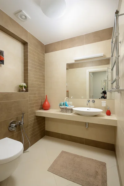 Moderní interiér. koupelna — Stock fotografie