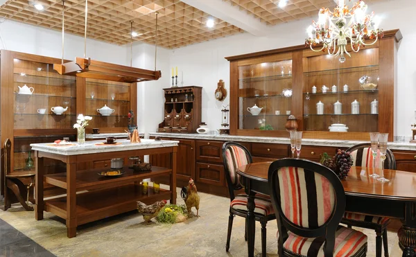 Interior of a luxury kitchen — Stock Photo, Image