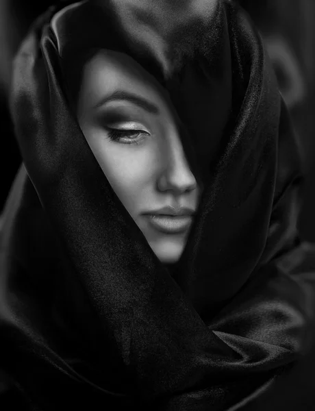Porträt einer jungen Schönheit im arabischen Stil Stockfoto