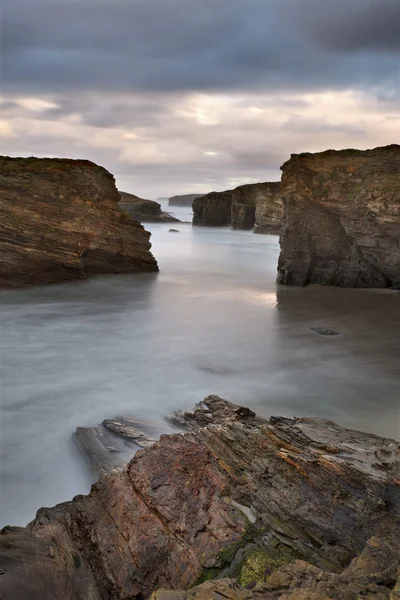 Плейас de las catedrales — стоковое фото