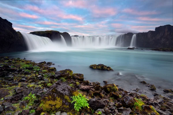 Godafoss 神的瀑布 — 图库照片