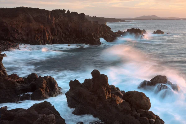 Strände von Lanzarote lizenzfreie Stockbilder