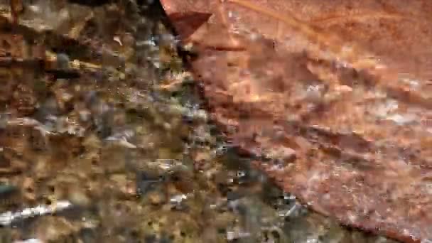 Vloeiende wateroppervlak — Stockvideo