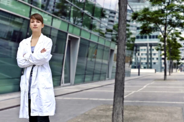 Confident and smart scientist or doctor — Stock Photo, Image