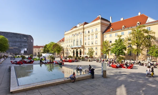 Museumsquartier Vídeň, Rakousko. — Stock fotografie