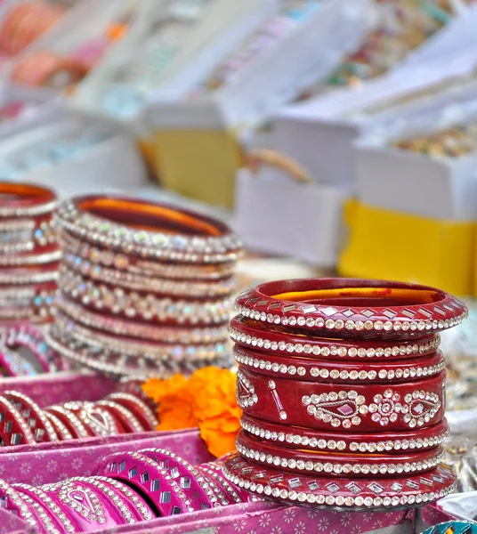 Red bangles — Stock Photo, Image