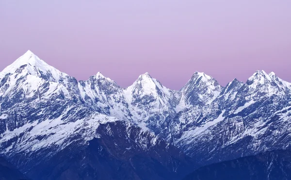 Panchachuli di montagna Fotografia Stock