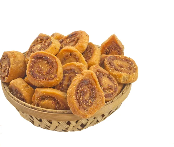 Bhakarwadi-Snacks — Stockfoto