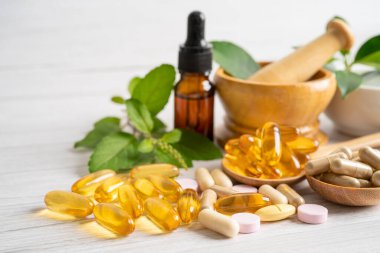 Alternatif tıp bitkisel organik kapsül ilacı şifalı bitkiler sağlıklı yaşam için doğal takviyeler sunar..