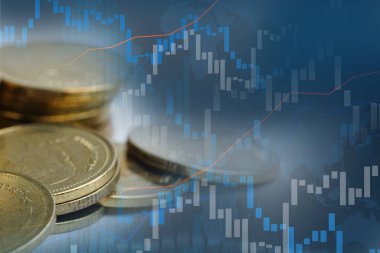 Borsa yatırımları finansal, para ve grafik grafikleri veya kar finansmanı ticari eğilimi veri geçmişini analiz etmek için Forex.