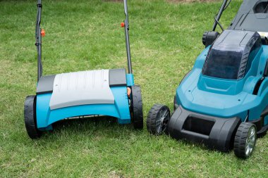 Çim biçme makinesi yeşil çim biçme makinesi elektrik çim biçme makinesi, ev ekme hobisi..