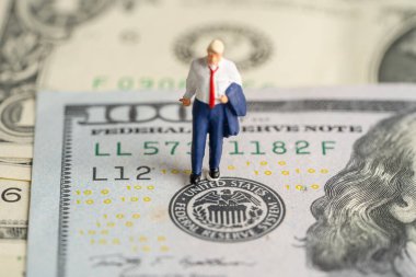 Bangkok, Tayland, 1 Eylül 2022 Federal Rezerv Sistemi iş adamları, Amerika Birleşik Devletleri merkez bankacılık sistemi. 