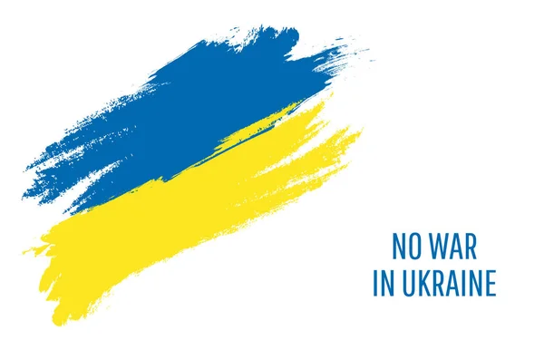 Никакой Войны Украине Украинский Флаг Спаси Украину Молитесь Мир Украине — стоковый вектор