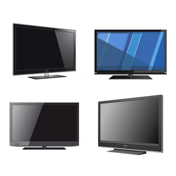 Flat screen televisions, — Stock Vector