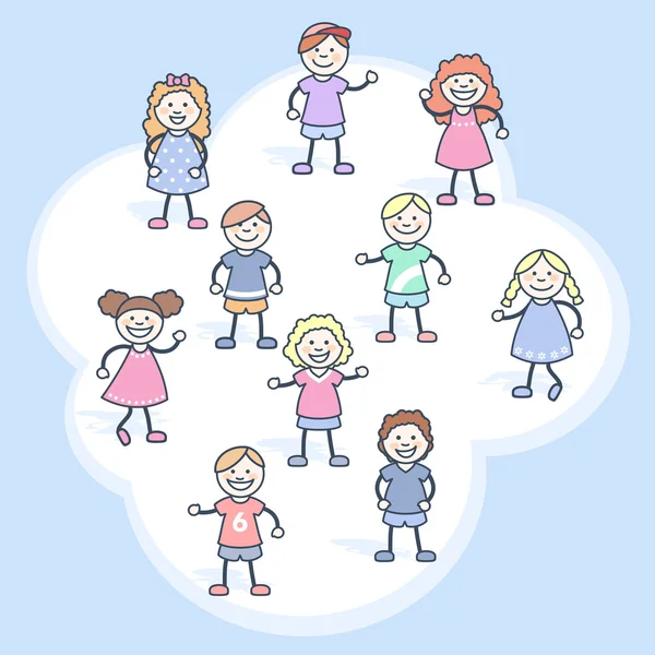 Children — Stock Vector