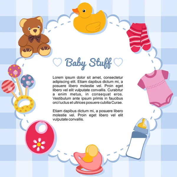 Bebek öğeleri bir çerçeve oluşturma