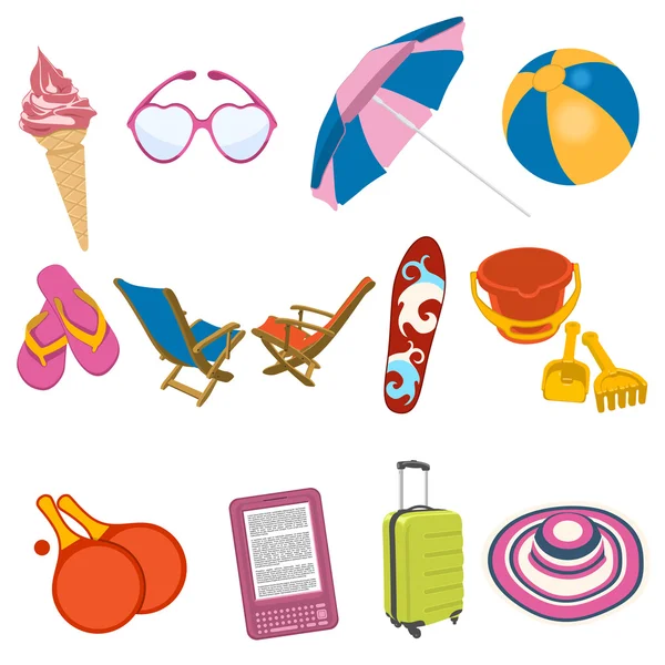 Haves on holiday — Stock Vector