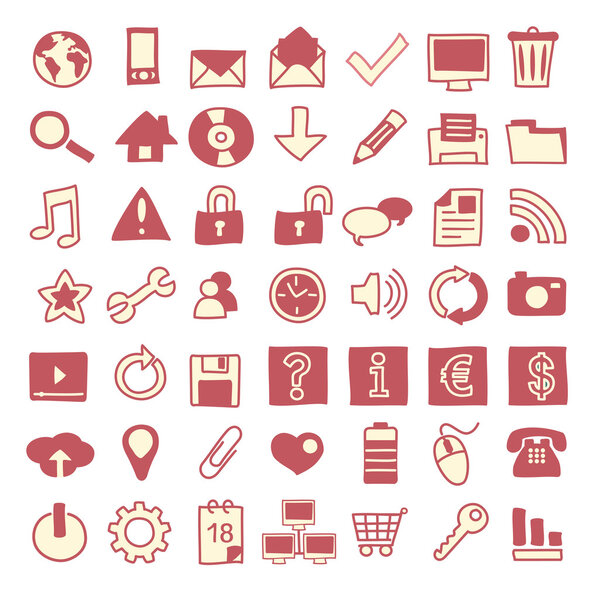 49 ручных иконок
