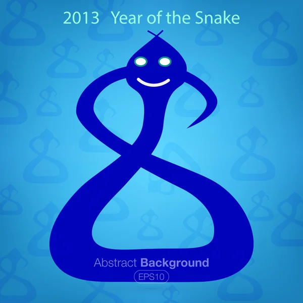 2013 año de la serpiente — Archivo Imágenes Vectoriales