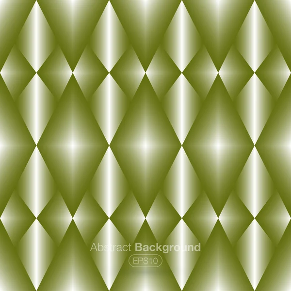 Diamanty na kovové zelené pozadí — Stockový vektor