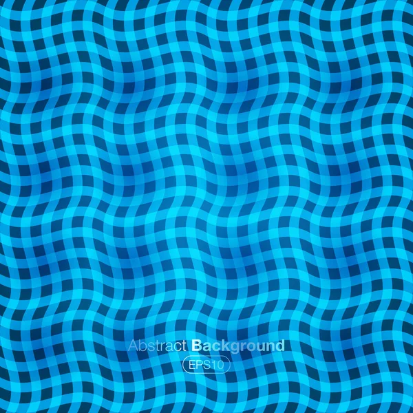 Plaid bleu abstrait sans couture — Image vectorielle