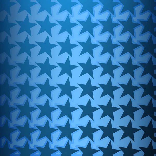 蓝色的星星背景 — 图库矢量图片
