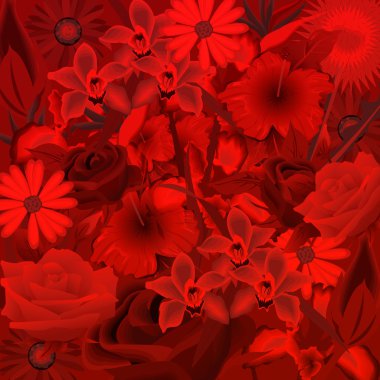 ampul çiçekler gece