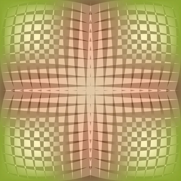 Optisk konst grön bakgrund — Stock vektor