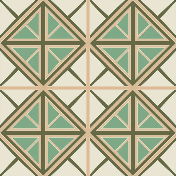 Driehoek en rhombus tegel patroon — Stockvector