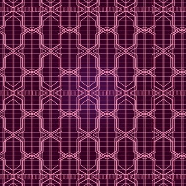 kıvrımlı çizgilerle perde modeli tığ işi