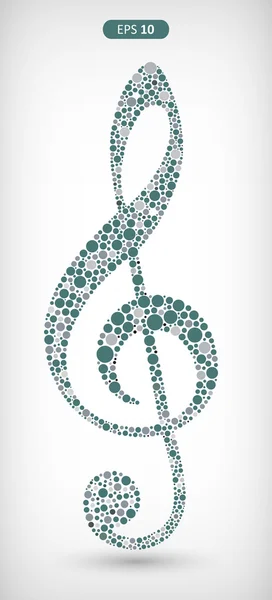 Treble Clef Ліцензійні Стокові Ілюстрації