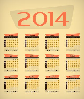 Takvim 2014