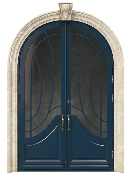 古典的なカントリーハウスや古い家の入り口のドア — ストック写真