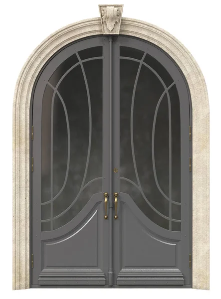 Entrance Doors Classic Country Houses Old Houses — Stock Photo, Image