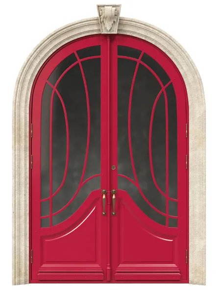 Entrance Doors Classic Country Houses Old Houses Stock Image