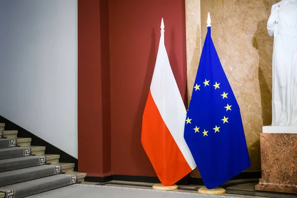 Ρίγκα Λεττονια Νοεμβρίου 2021 Mateusz Morawiecki Πρωθυπουργός Της Πολωνίας Συναντιέται — Φωτογραφία Αρχείου