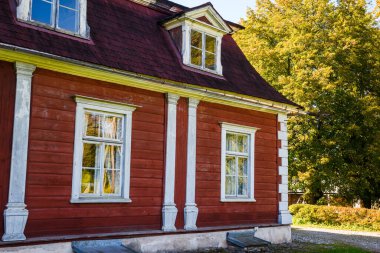 UNGURMUIZA, LATVIA. 26 Eylül 2021. Ungurmuiza malikânesi, Letonya.