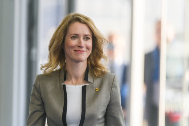 BRÜZSEL, BELGIUM. 24 Mart 2022. NATO Olağanüstü YAZETİ. Brüksel, Belçika