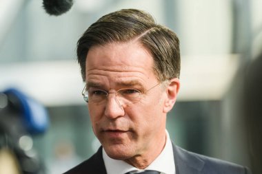 BRÜZSEL, BELGIUM. 24 Mart 2022. NATO Olağanüstü YAZETİ. Brüksel, Belçika