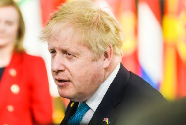 BRÜZSEL, BELGIUM. 24 Mart 2022. NATO Olağanüstü YAZETİ. Brüksel, Belçika