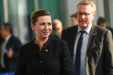 BRÜZSEL, BELGIUM. 24 Mart 2022. NATO Olağanüstü YAZETİ. Brüksel, Belçika