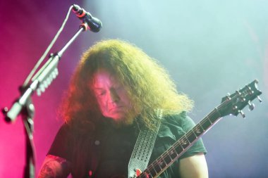 RIGA, LATVIA. 15 Eylül 2022. İsveçli grup OPETH Palladium Riga 'da sahne alacak.