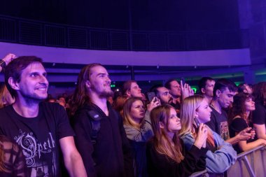 RIGA, LATVIA. 15 Eylül 2022. İsveçli grup OPETH Palladium Riga 'da sahne alacak.