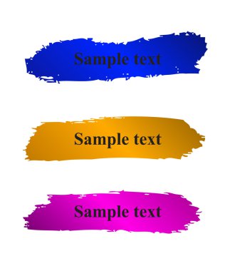 renk boya grunge afiş