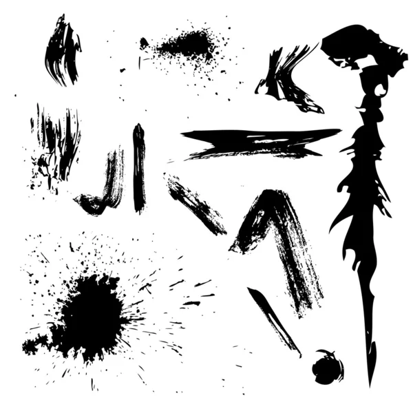 Grunge colección de elementos gráficos — Vector de stock